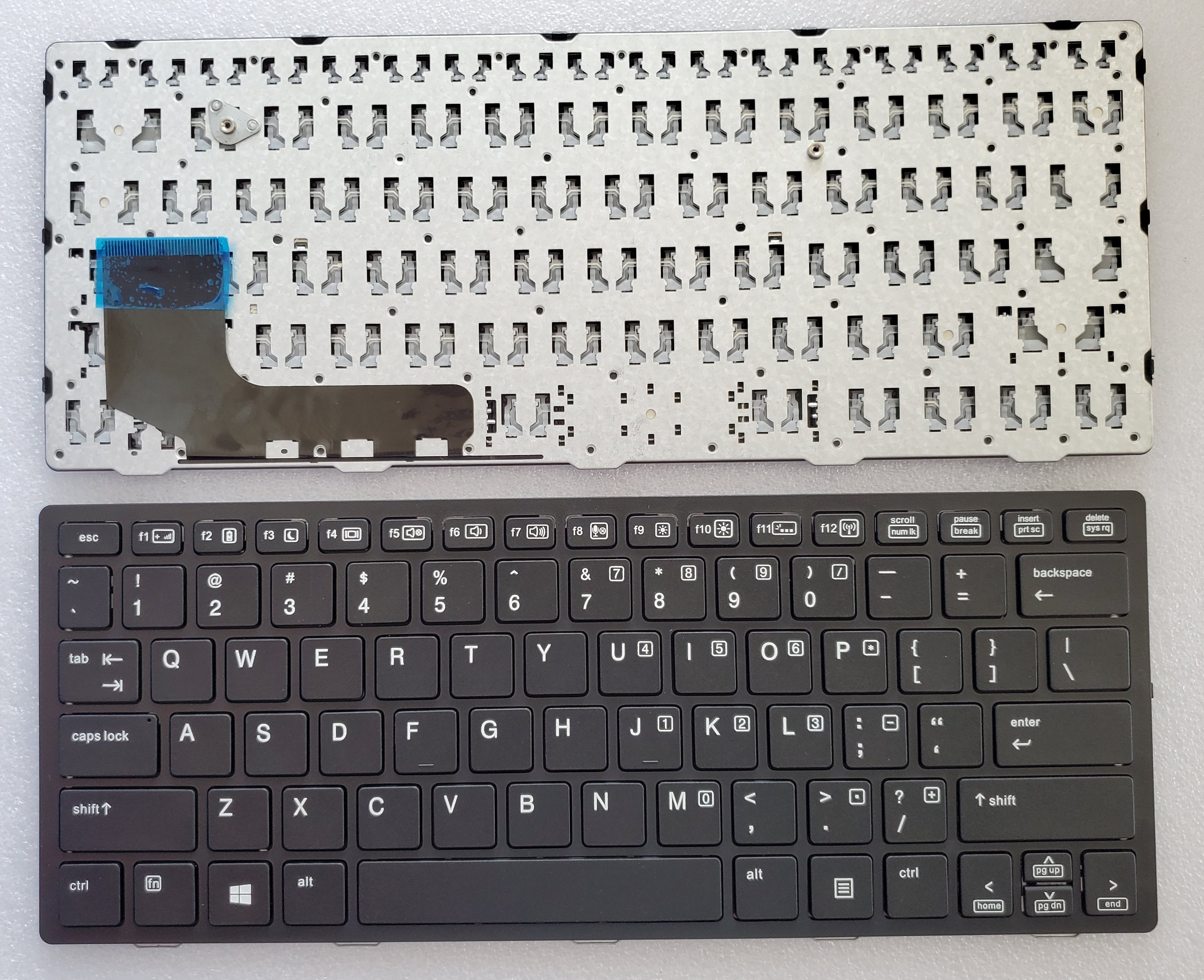 Picture of New Replacement Laptop Keyboard For HP 810G1 BLACK FRAME BLACK (OEM) US Layout
